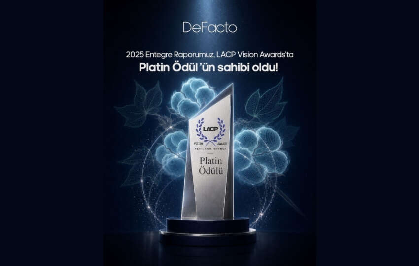 DeFactonun 2025 Entegre Raporuna LACP Vision Awardstan Platin Odul
