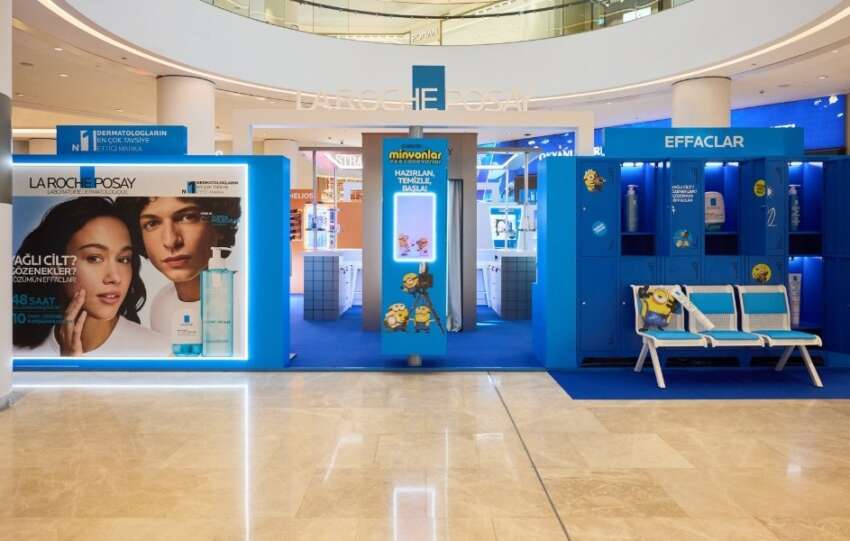 La Roche Posay Emaar AVMdeki pop up deneyim alanini ozel bir davetle tanitti