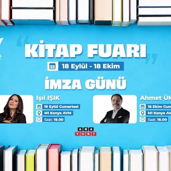 M1 Konya AVM’de kitap fuarı kapılarını açıyor