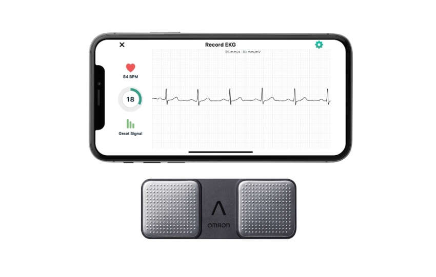 OMRON HeartScan ile Evde EKG Olcumu Simdi Cok Kolay