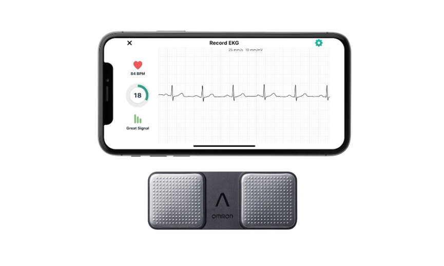 OMRON HeartScan ile Evde EKG Olcumu Simdi Cok Kolay