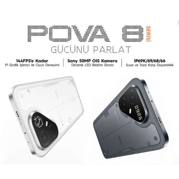 TECNO POVA 8 Serisi Türkiye’de Satışta!