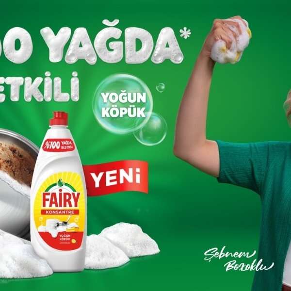 İlker Özçetin 9 Fairy ve Şebnem Bozoklu’dan “Köpüren” İş Birliği: Yenilenen Şişesiyle Fairy’den Güçlü Performans