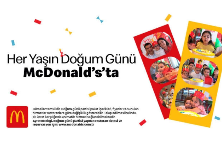 Cocuklardan Yetiskinlere Dogum Gunu Keyfi McDonaldsta