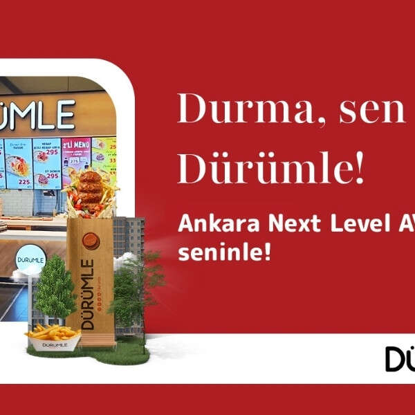 Dürümle Ankara Next Level AVM’de yeni restoranını açtı