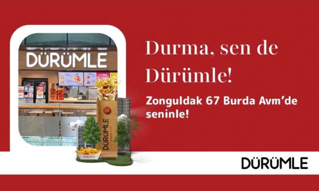 Durumle Zonguldak 67 Burda AVMde yeni restoranini acti