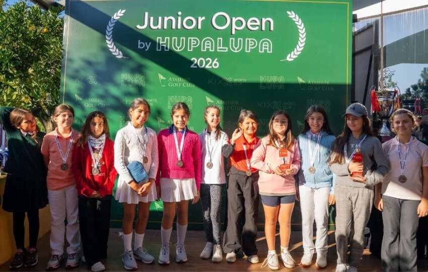 Hupalupa sponsorlugunda 126 genc golfcu Atasehirde bulustu