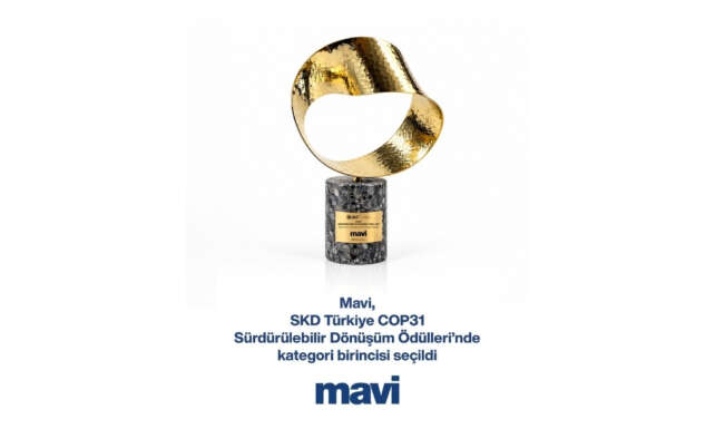 Mavi SKD Turkiye COP31 Surdurulebilir Donusum Odullerinde kategori birincisi secildi