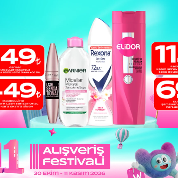 Watsons 11.11 Alışveriş Festivali’nde WOW Fiyatları Keşfet