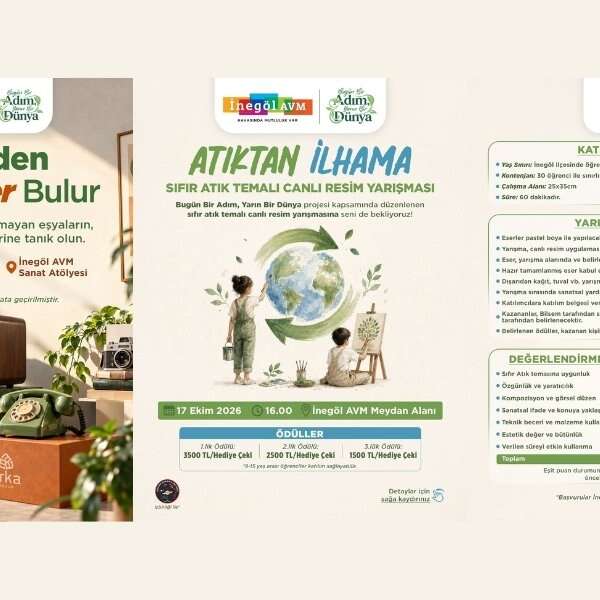 İnegöl AVM’den Sıfır Atık Projesi: ‘Bugün Bir Adım, Yarın Bir Dünya’